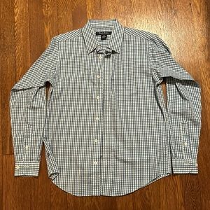 Brooks Brothers plaid button down shirt kids size M